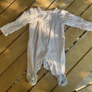 Cat footie pajamas